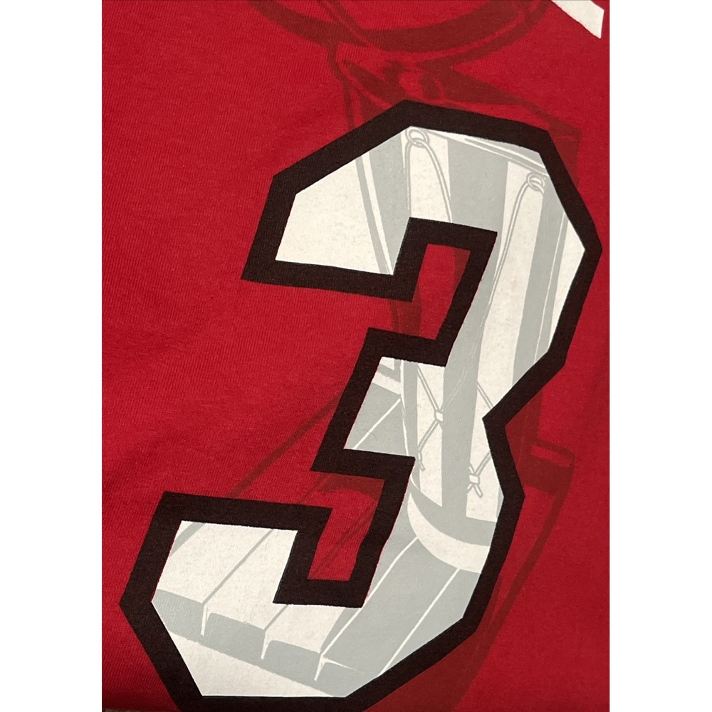 Vintage Miami Heat Dwyane Wade 2-Sided Majestic‎ NBA Finals T-Shirt Men's 2XL - Picture 13 of 15